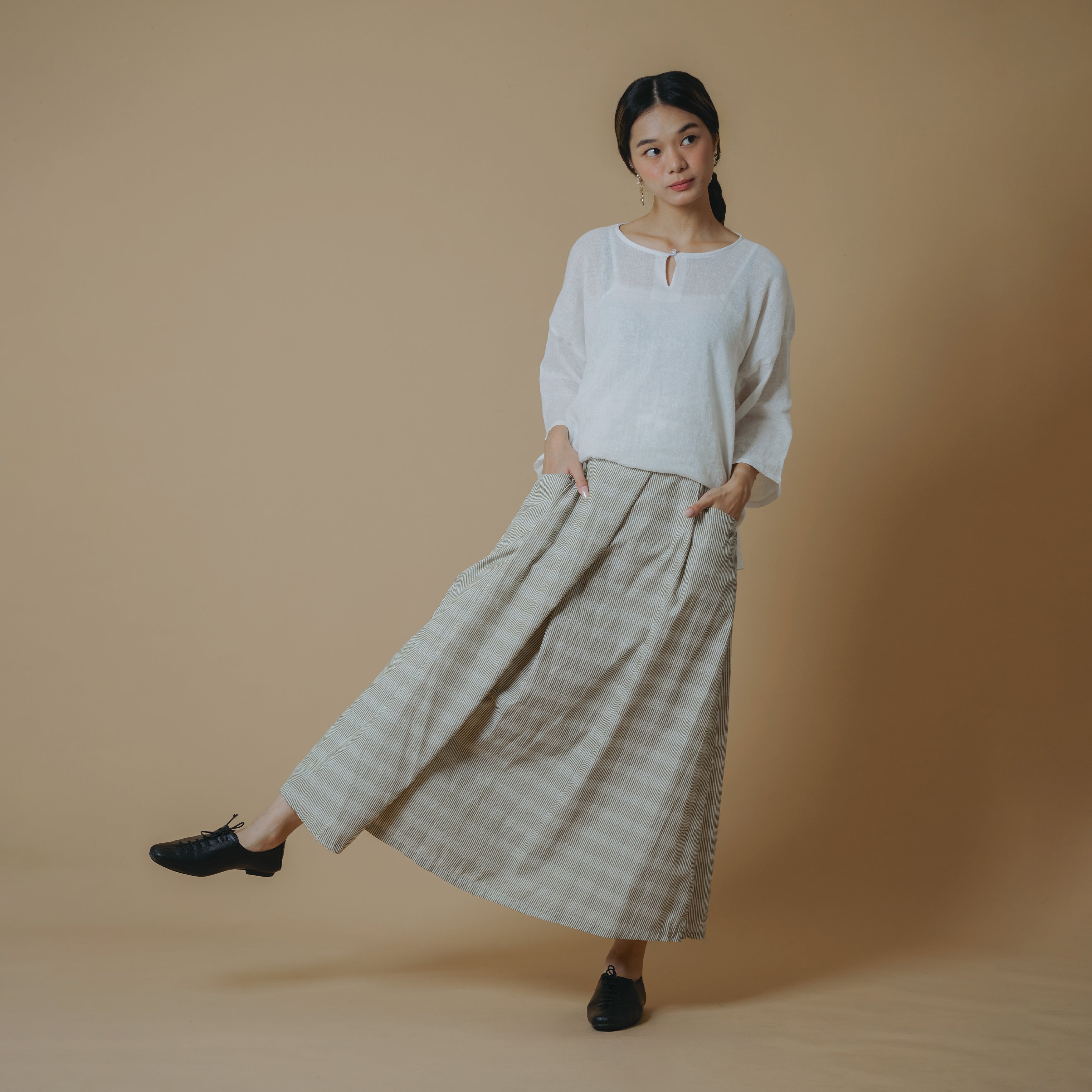 Aksara - Dusty Sage (Skirt)