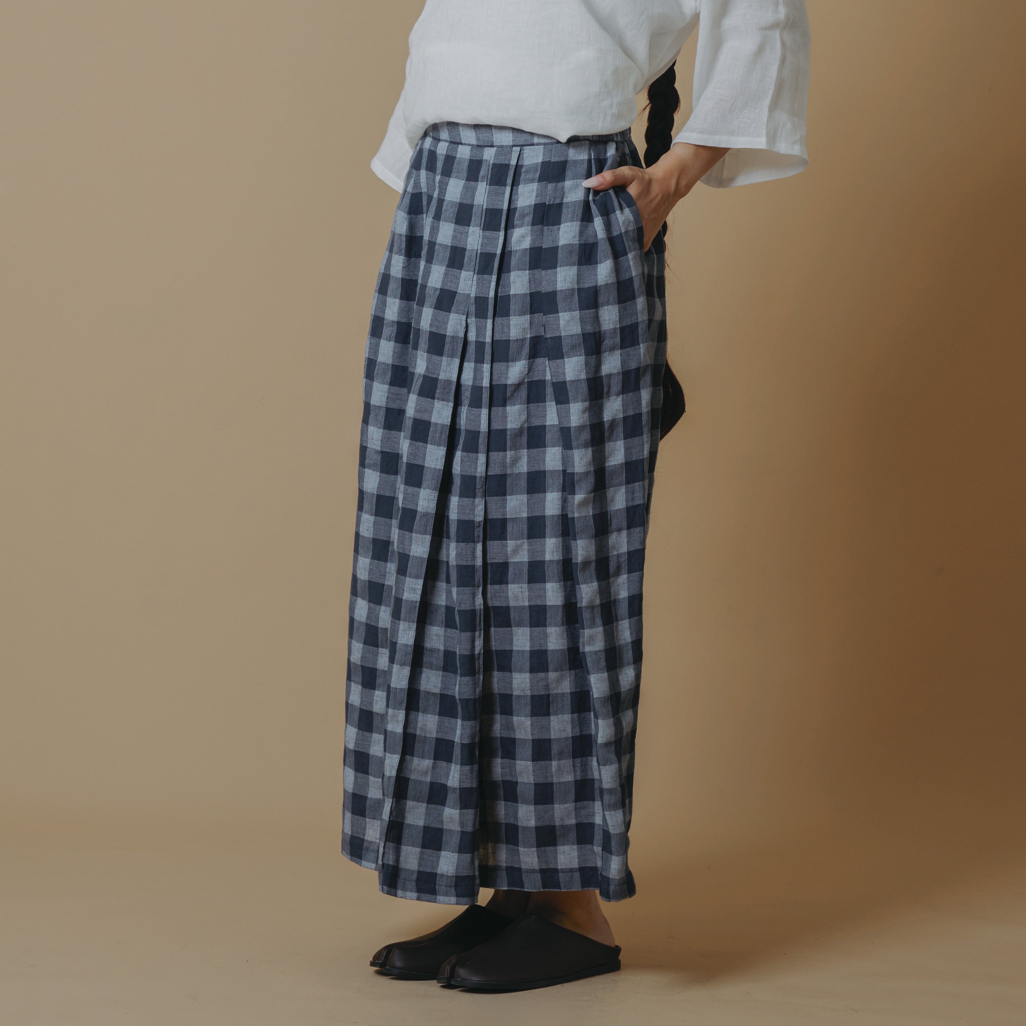 Rona - Blue Black (Skirt)