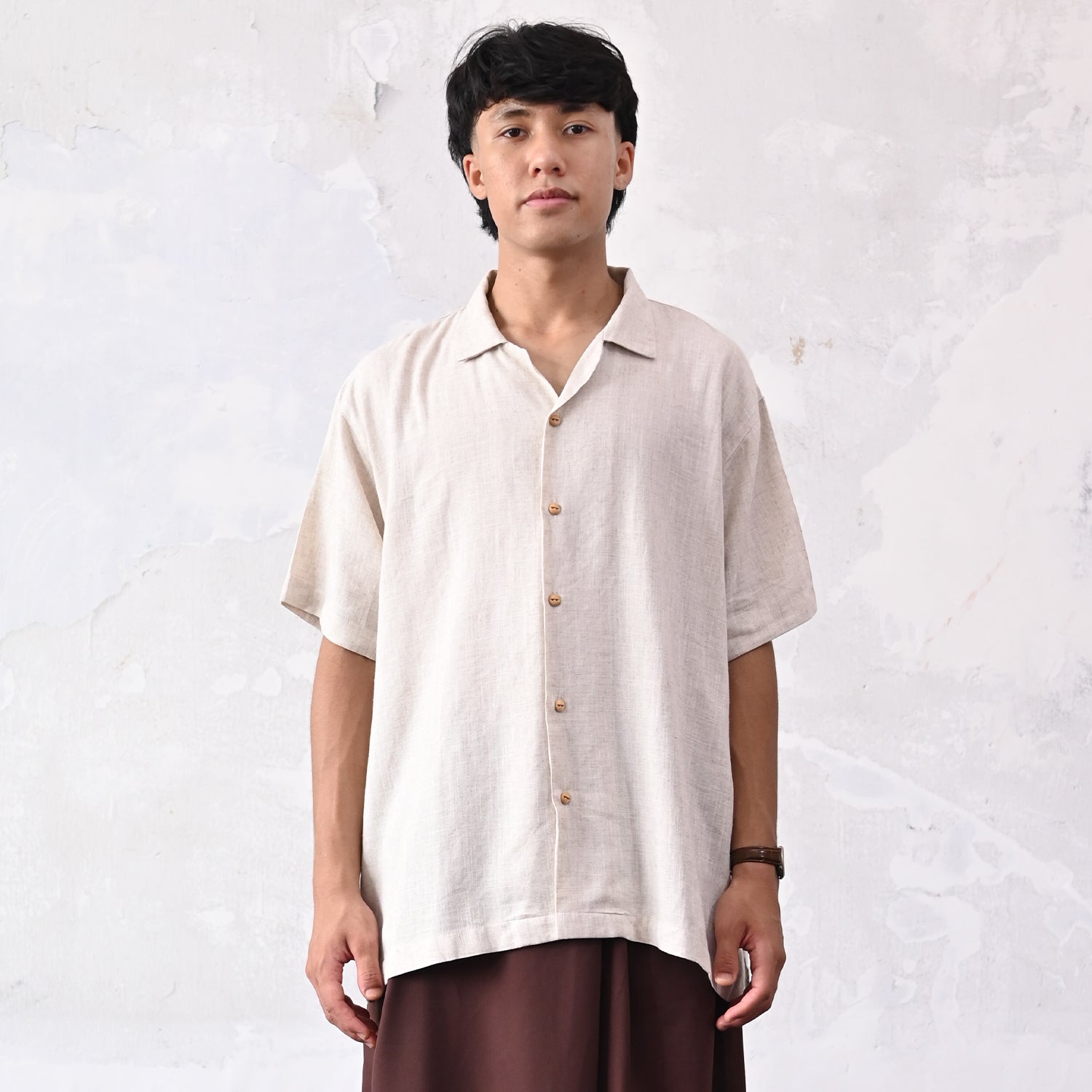 Hara Men Top - Beige