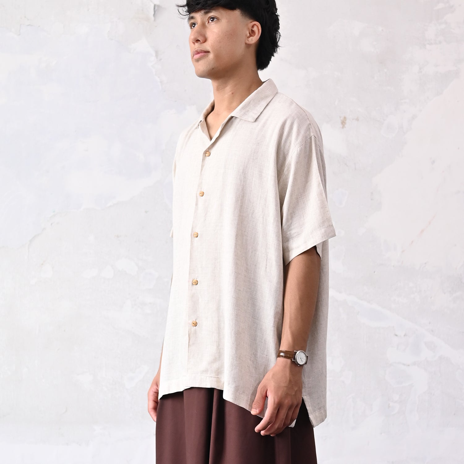 Hara Men Top - Beige