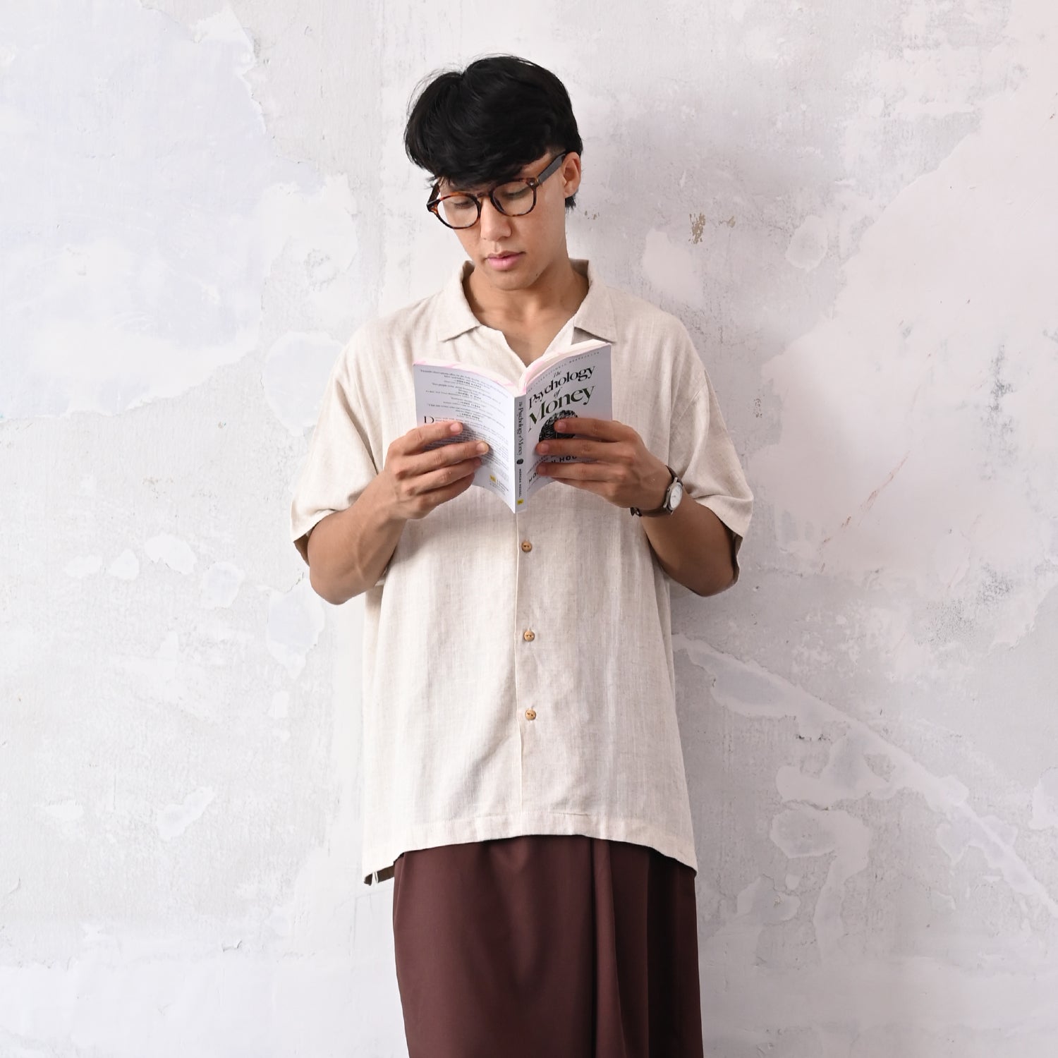 Hara Men Top - Beige
