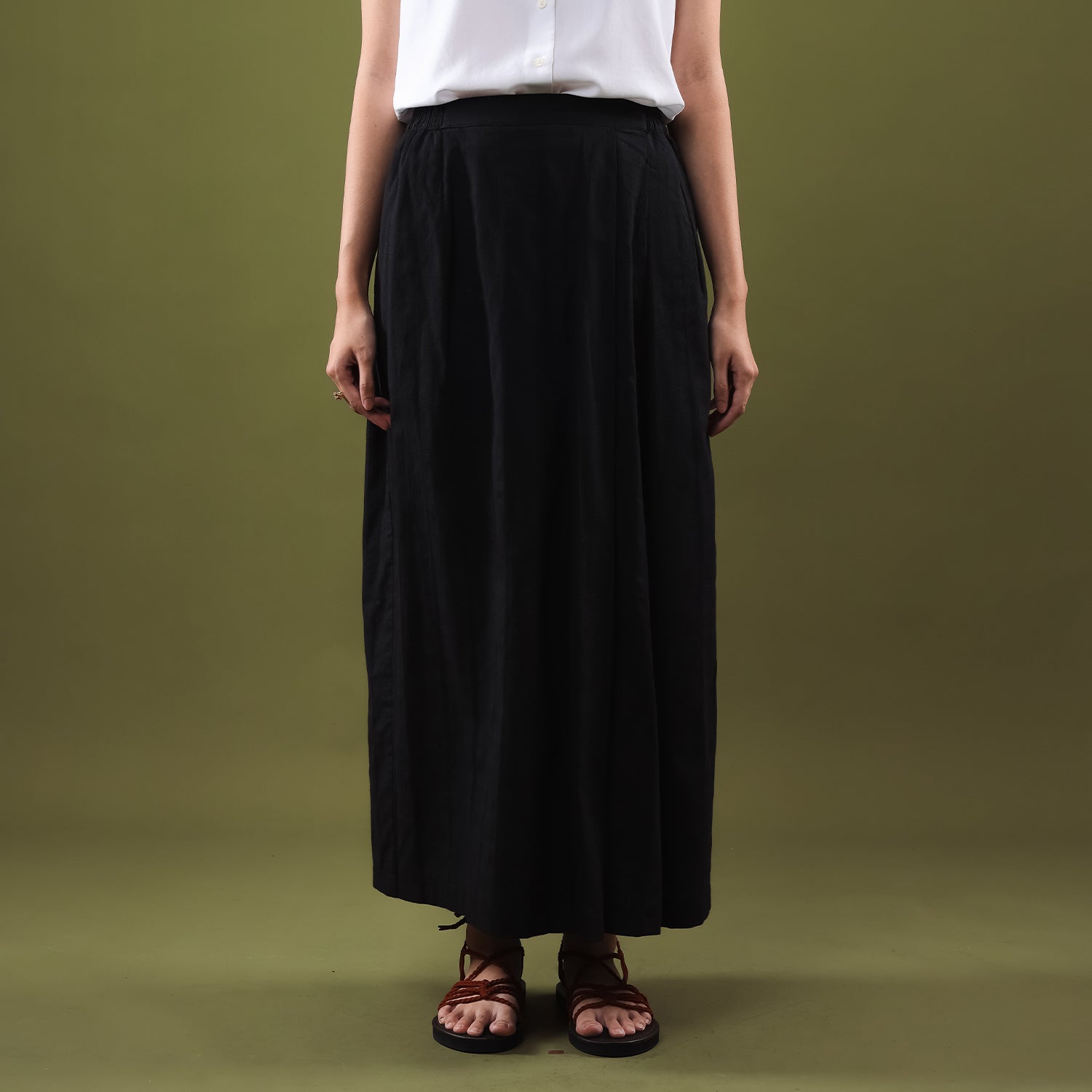 Kalsom - Hitam (Skirt)