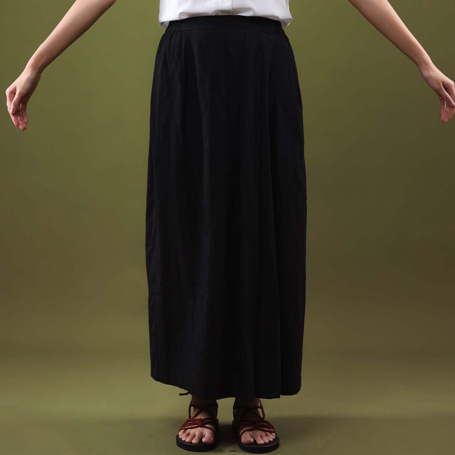 Kalsom - Hitam (Skirt)
