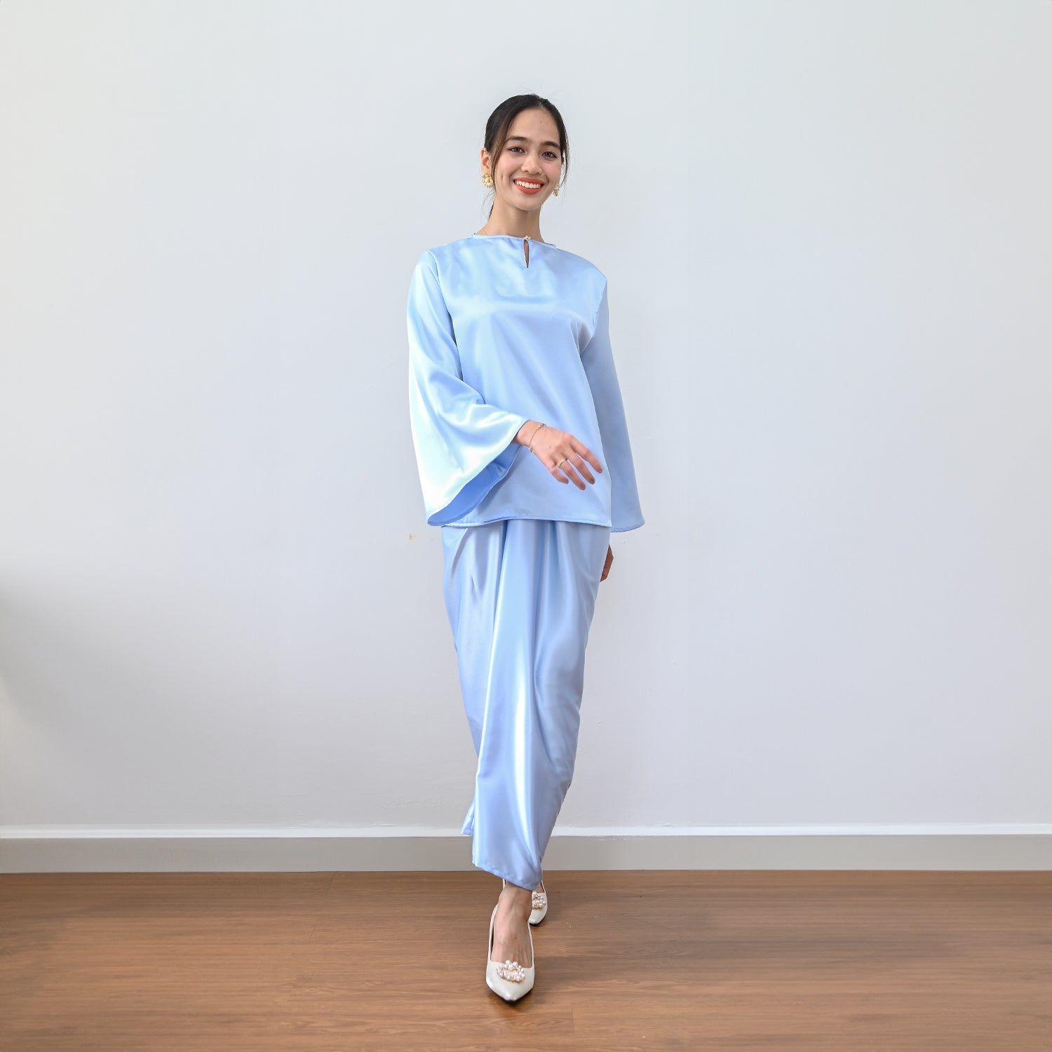 Mutia Kurung - Blue