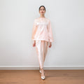Mutia Kurung - Peach
