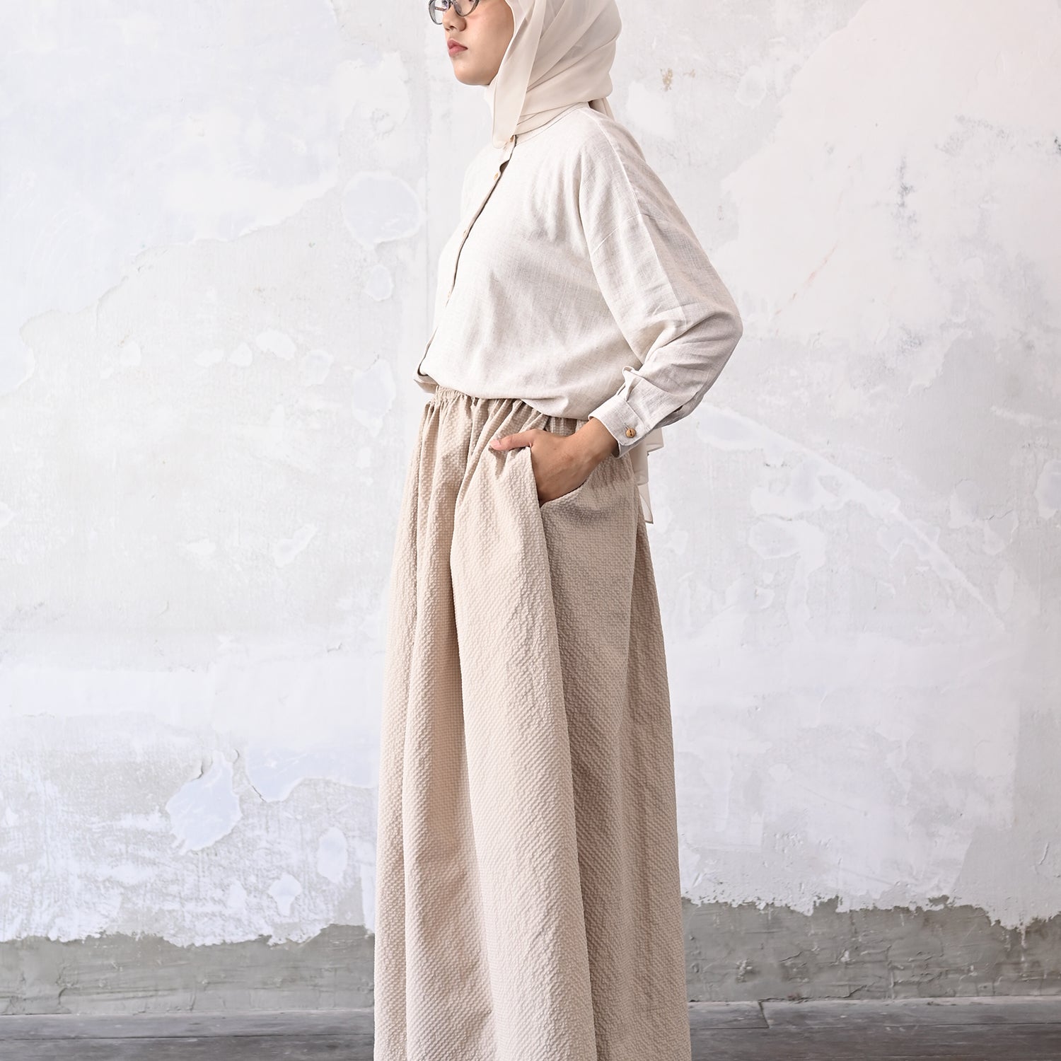 Sora Skirt - Beige