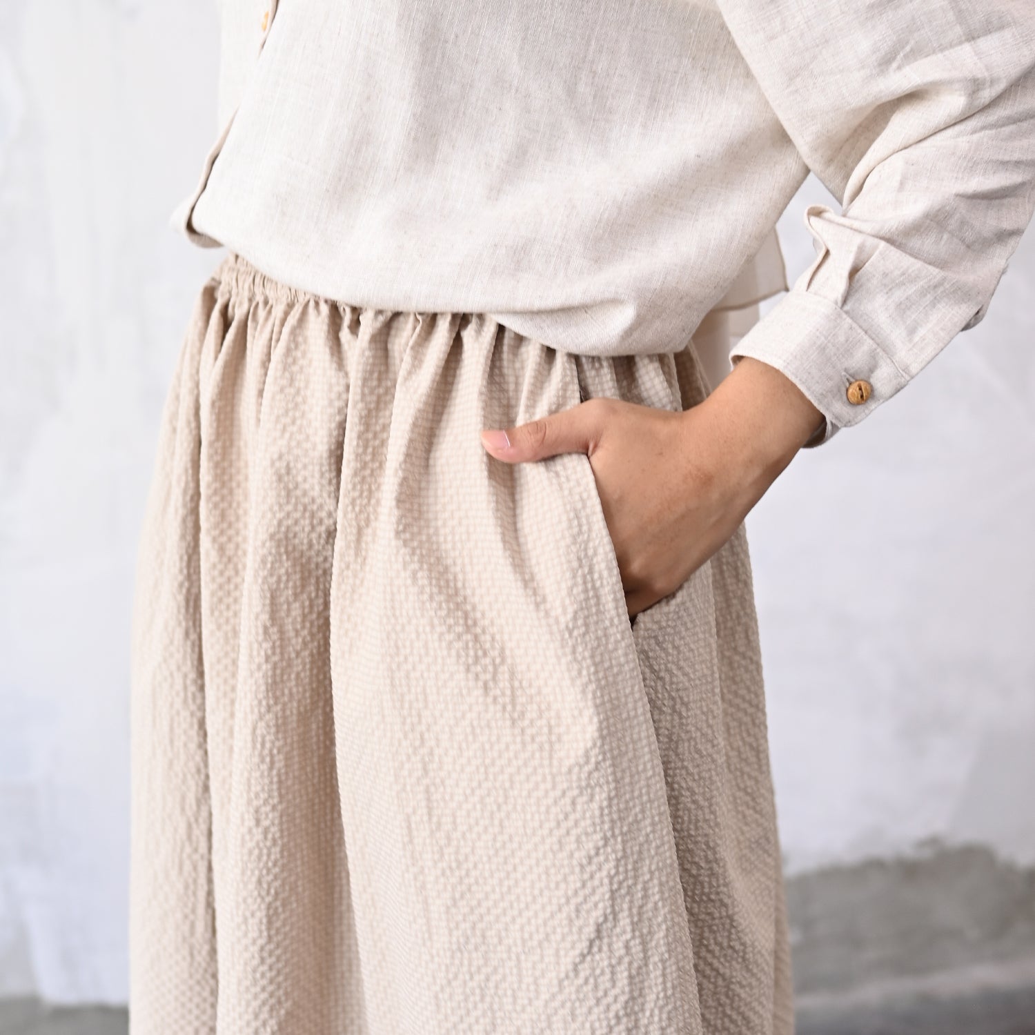 Sora Skirt - Beige