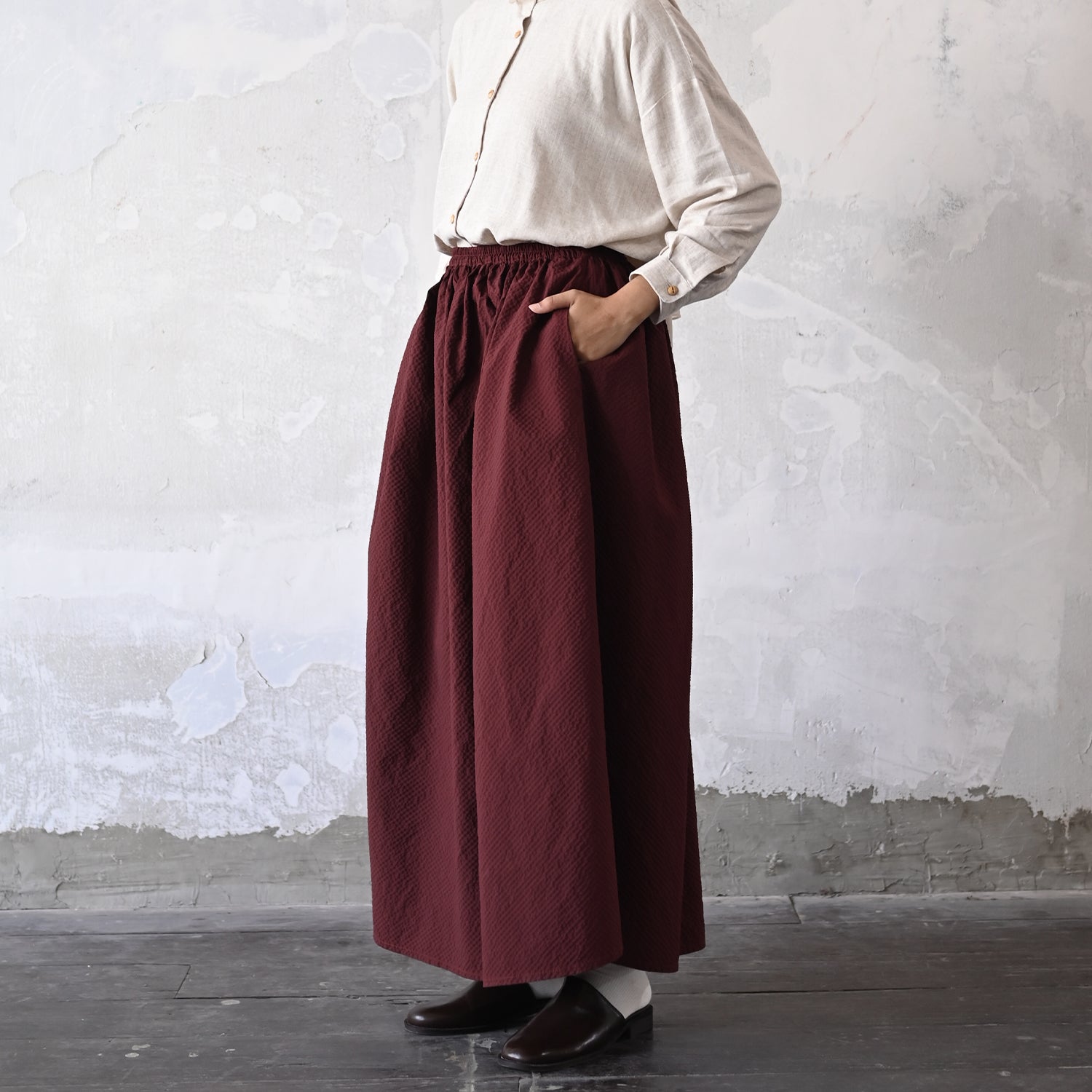 Sora Skirt - Maroon