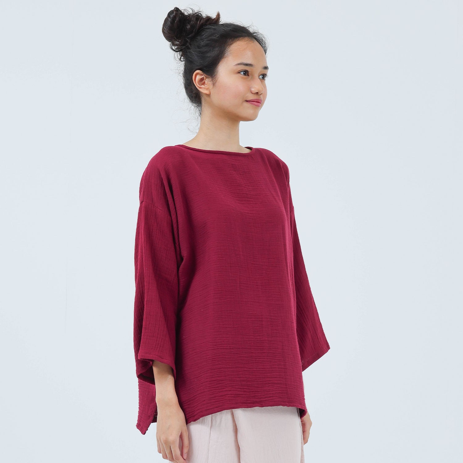 Tenang Top - Maroon