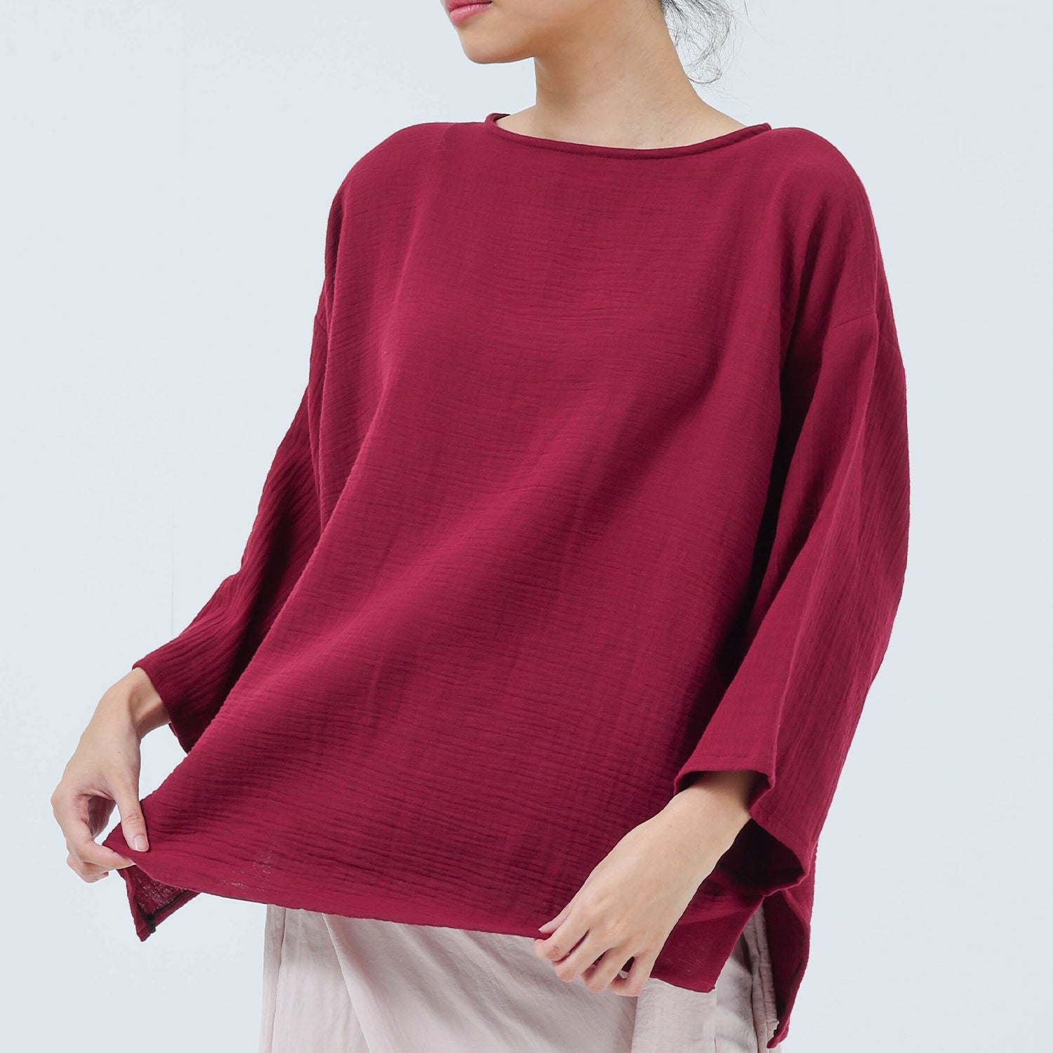 Tenang Top - Maroon