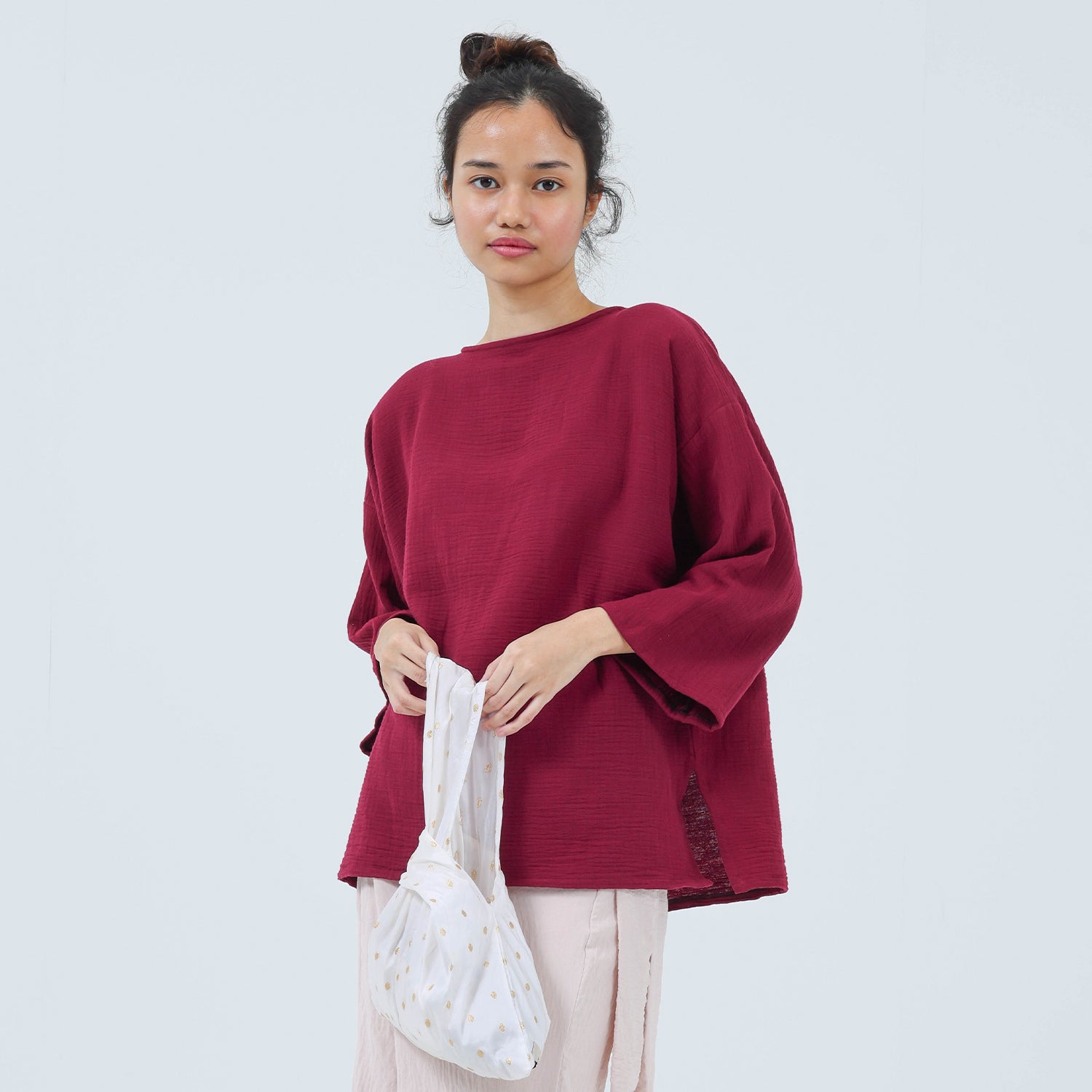 Tenang Top - Maroon