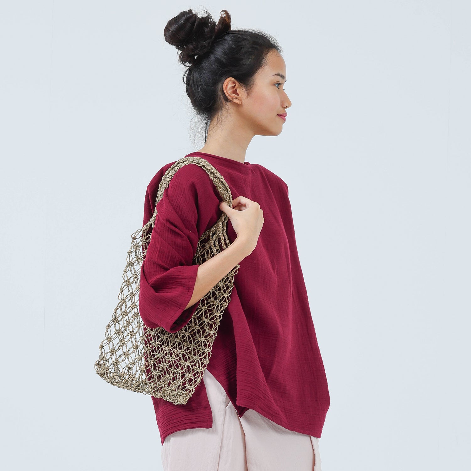 Tenang Top - Maroon