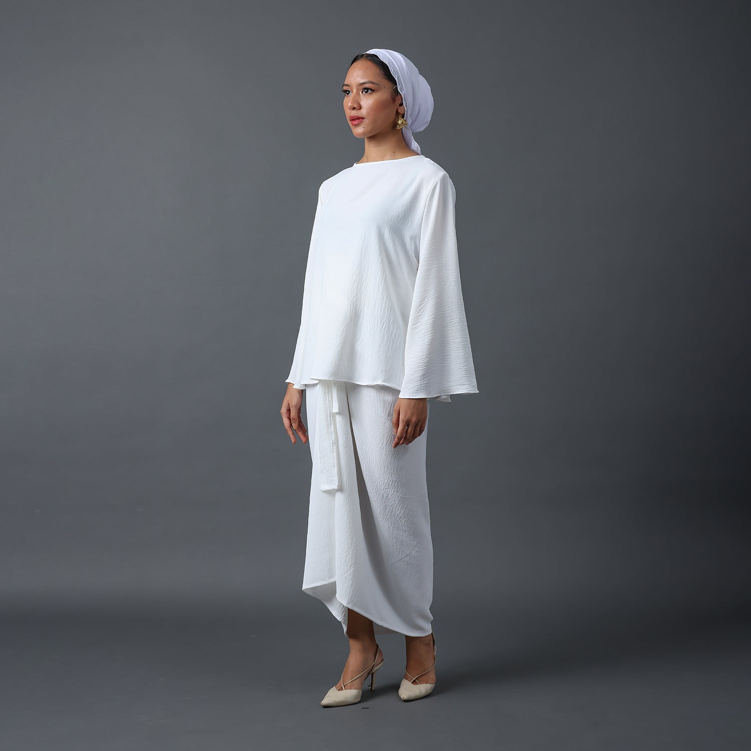 Meric Kurung - White