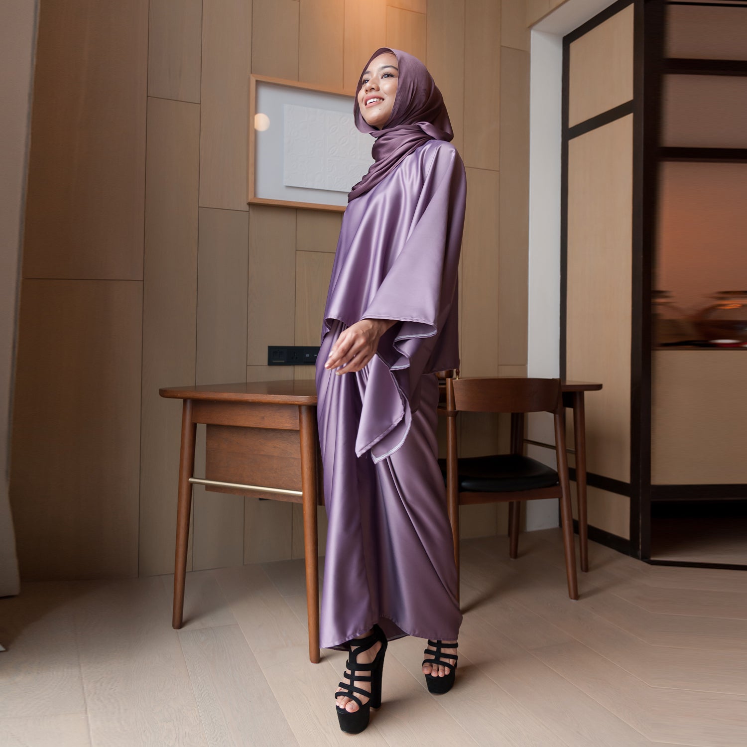 Moira Kurung - Lilac