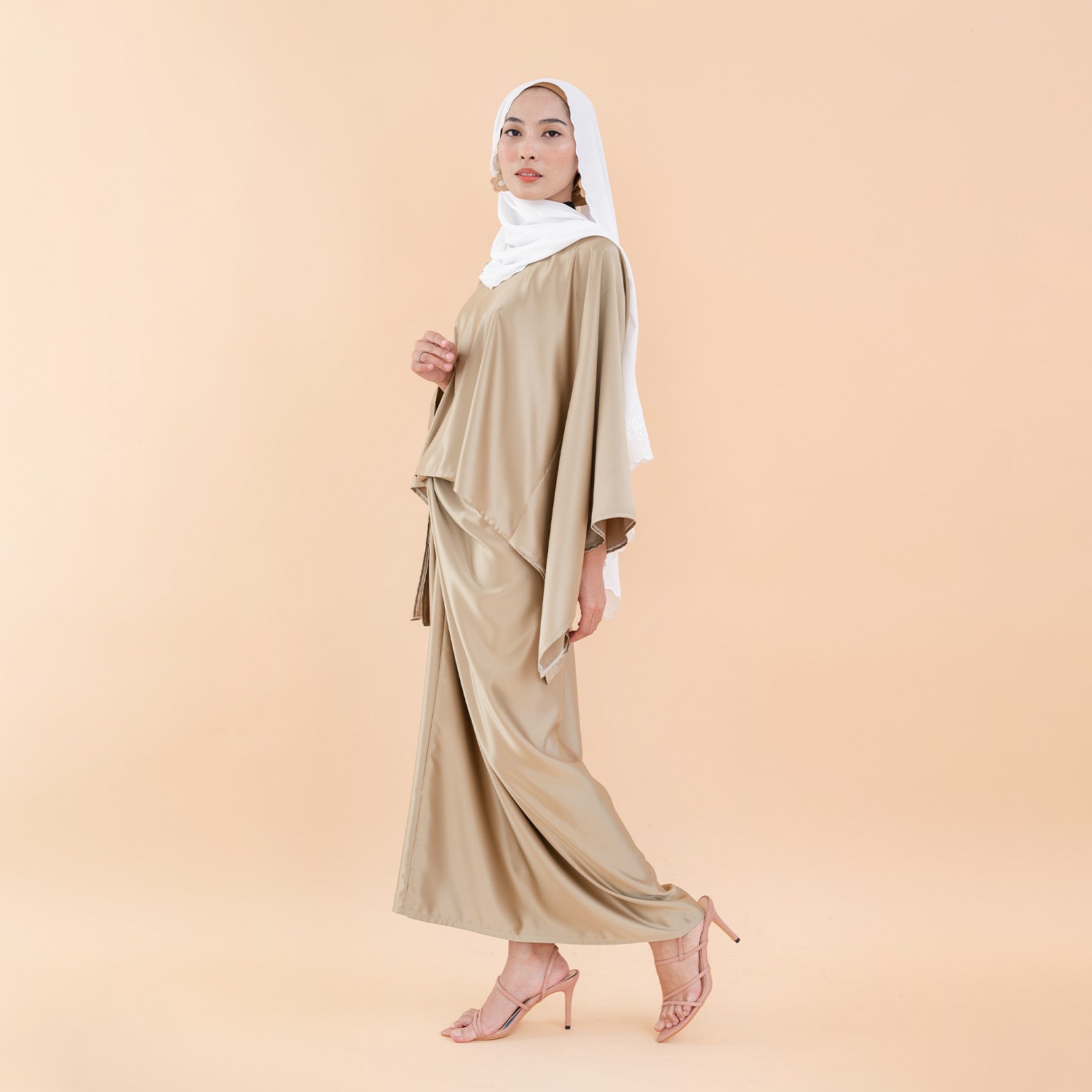 Moira Kurung - Old Gold